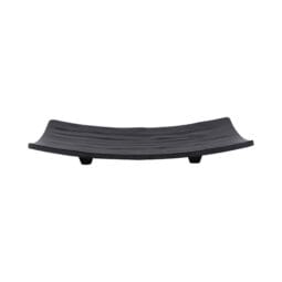 JW5409-B - Melamine Rectangular Wave Tray - Black