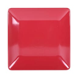 M1111SQ-CBR - Melamine Square Plate - Cranberry
