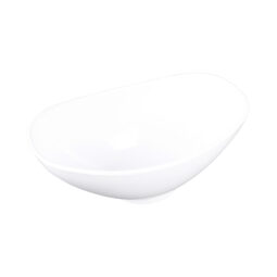 M138OV-NW - Melamine Oval Bowl - White