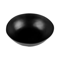 RT124R-B - Melamine Round Bowl - Black