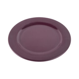DGP105R-PG - Melamine Round Plate - Purple Glaze