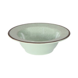 DB6M-H - Melamine Round Crackle Bowl - Hemlock