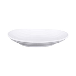 JW7308-W - Melamine Deep Oval Plate - White