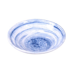 D7134R-ND - Melamine Round Bowl - Navy Design
