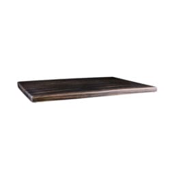 M15241-ZW - Melamine Rectangular Riser - Zebrawood