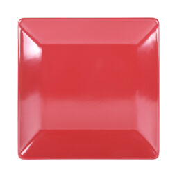 M1313SQ-CBR - Melamine Square Plate - Cranberry