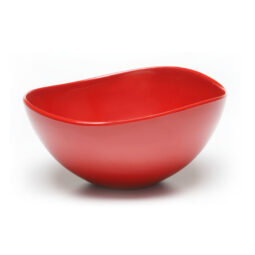 M10OV-R - Melamine Almost Oval Bowl - Red