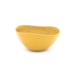 M65OV-Y - Melamine Almost Oval Bowl - Yellow