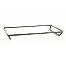 QSS12202-RC - Melamine Rubber Coated Steel Rack - Black