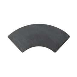 M514QR-GY - Melamine Quarter Circle Faux Slate - Gray