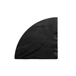 M57QR-B - Melamine Quarter Circle Faux Slate - Black