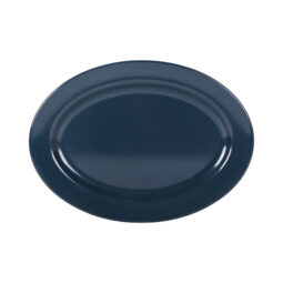 D1014OV-LAP - Melamine Oval Rim Platter - Lapis