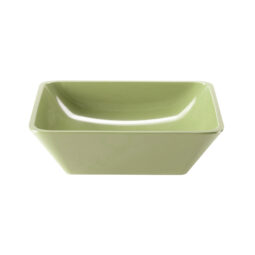 M10SQ-WWG - Melamine Square Bowl - Weeping Willow Green