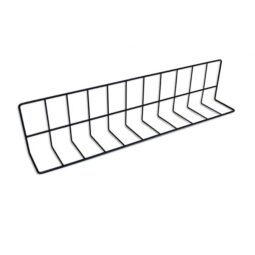 W4628-B - Metal Wire Divider - Vinyl Coated Black