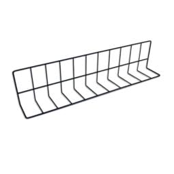 W4626-B - Metal Wire Divider - Vinyl Coated Black