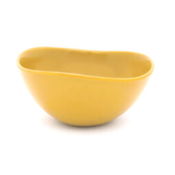 M10OV-Y - Melamine Almost Oval Bowl - Yellow