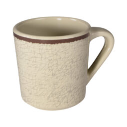 DC14-V-M - Melamine Mug - Vanilla w/ Mojave Finish Decal