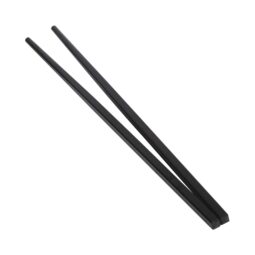 CH105-BG - Melamine Chopsticks - Glossy Black