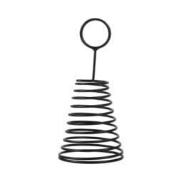 SSH5 - Steel Coated Zinc Spiral Sign Holder - Black