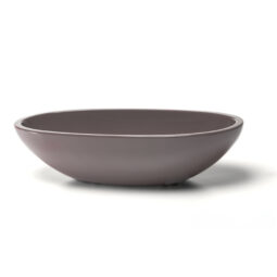 M157OV-MR - Melamine Long Oval Bowl - Mushroom