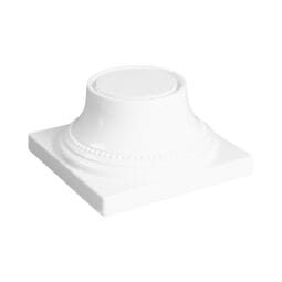M74P-NW - Melamine Pedestal Base - White