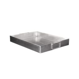 SS12152 - Rubbercoated Steel Stainless Steel Tray - Stainless Steel