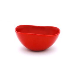 M65OV-R - Melamine Almost Oval Bowl - Red
