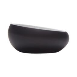 31076-TOH/BK - 5 oz hatch touch of honey interior/raven exterior ovoidal melamine ramekin, 4.4"L x 4"W x 1.9"H, GET, cheforward