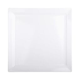 DS1111-W - Melamine Square Plate - White
