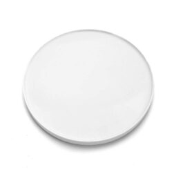 M145P-NW - Melamine Round Plate With Rim - White