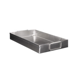 SS9152 - Rubbercoated Steel Stainless Steel Tray - Stainless Steel