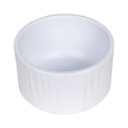 B-10-RMM-W - 8 oz., 4" x 2.25"H, 10.3 oz Rim-full, Textured Rimless Bowl Matte Finish, White, G.E.T. Riva Maris
