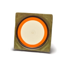 V951-O - Melamine Square Plate - Orange