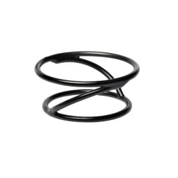 SSDR3-RC - Rubbercoated Steel Round Reversible Rubber Coated Steel Stand - Black