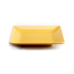 M1111SQ-Y - Melamine Square Plate - Yellow