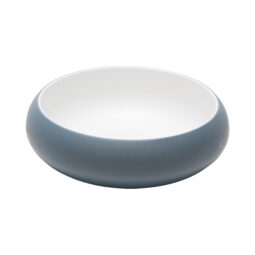 31080-TOH/BL - 40 oz hatch touch of honey interior/bluejay exterior melamine bowl, 8.1"L x 8.1"W x 2.4"H, GET, cheforward
