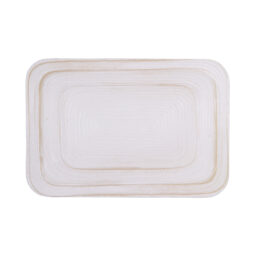 M24165PLST-OWD - Melamine Rectangular Serving Dish - Off White Design