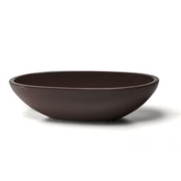 M157OV-AUB - Melamine Long Oval Bowl - Aubergine