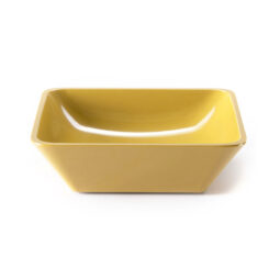 M10SQ-OO - Melamine Square Bowl - Olive Oil
