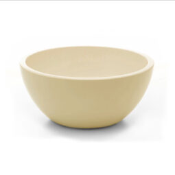 M1225R5-BCY - Melamine Round Bowl - Banana Crepe