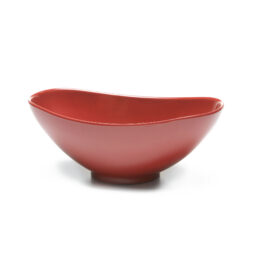 M138OV-CBR - Melamine Oval Bowl - Cranberry