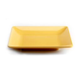 M1313SQ-Y - Melamine Square Plate - Yellow