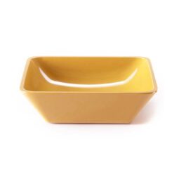 M10SQ-Y - Melamine Square Bowl - Yellow