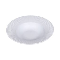 B-16-RMM-W - 16 oz., 10" Dia. X 2.44"H, 43.4oz Rim-full, Textured Rim Bowl Matte, White, G.E.T. Riva Maris