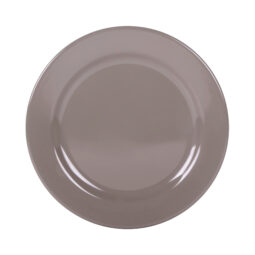D1175PL-MR - Melamine Round Rim Plate - Mushroom