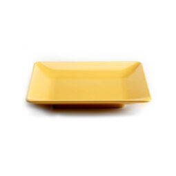 M99SQ-Y - Melamine Square Plate - Yellow