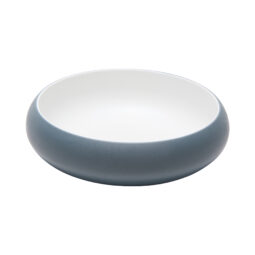 31024-TOH/BL - 54 oz hatch touch of honey interior/bluejay exterior melamine bowl, 9.1"L x 9.1"W x 2.4"H, GET, cheforward