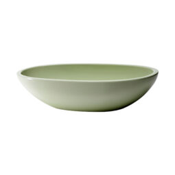 M157OV-WWG - Melamine Long Oval Bowl - Weeping Willow Green