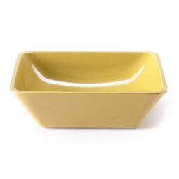 M10SQ-BCY - Melamine Square Bowl - Banana Crepe
