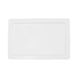 M1812RC-NW - Melamine Rectangular Tray (Fits M74P Pedestal) - White
